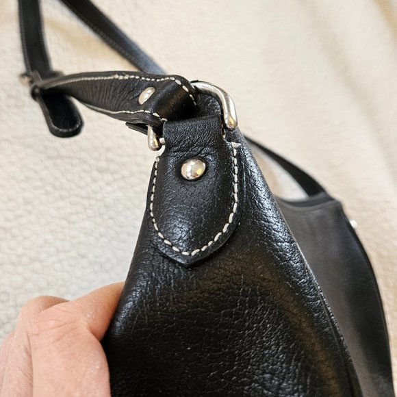 Talbots black leather bag - Picture 5 of 13